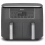 SharkNinja Ninja DZ300EU, Heißluftfritteuse, 7,6 l, 3,2 kg, 240 °C, Doppelgarraum, Grau