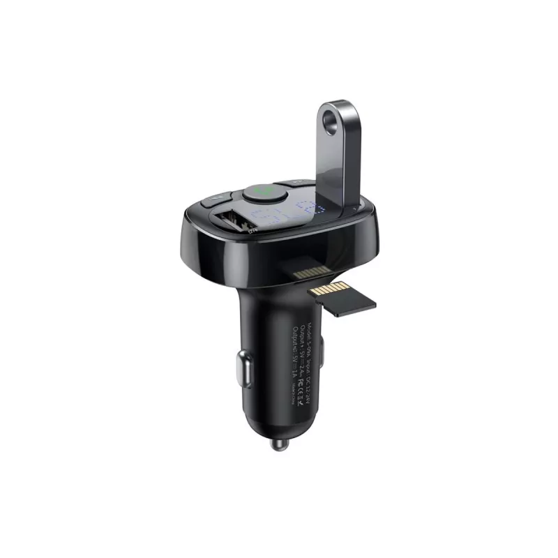 FM-Transmitter Baseus SUP0004410 87,5–108 MHz Bluetooth USB Schwarz
