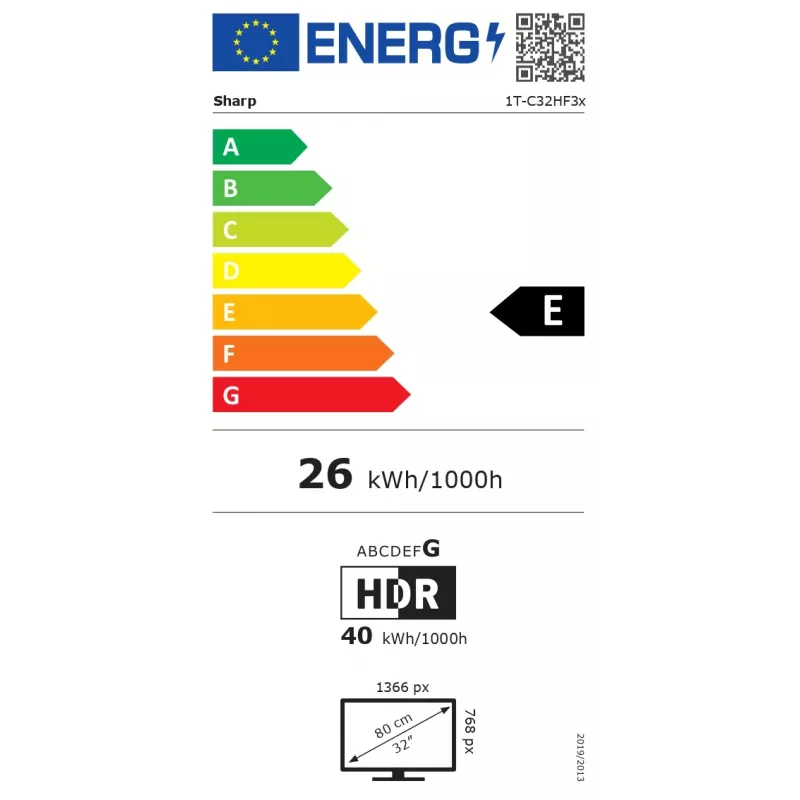 Sharp | 32HF3265E | 32 | Smart TV | Google TV