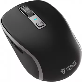 Dual WiFi+Bluetooth-Funkmaus, wiederaufladbarer Akku, 5 Tasten
