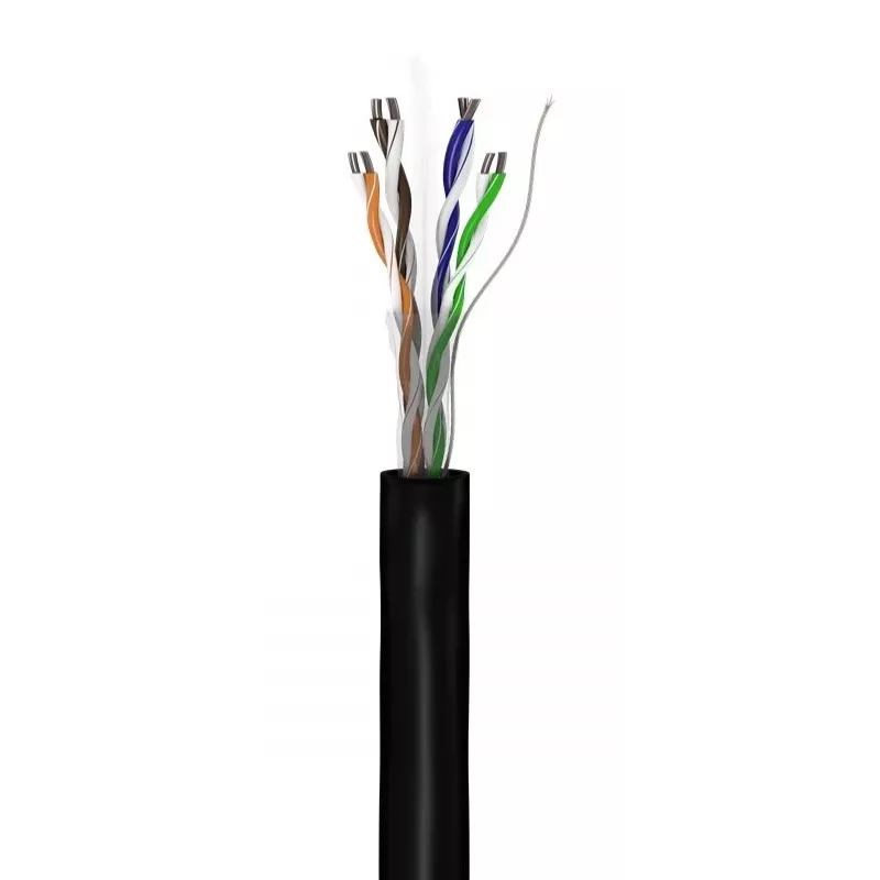 Netzwerkkabel Goobay CAT 5e U/UTP 100m Schwarz
