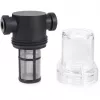 Alphacool ES Big Inline Partikelfilter 2x G1/4 IG, Schwarz/Transparent (29145)