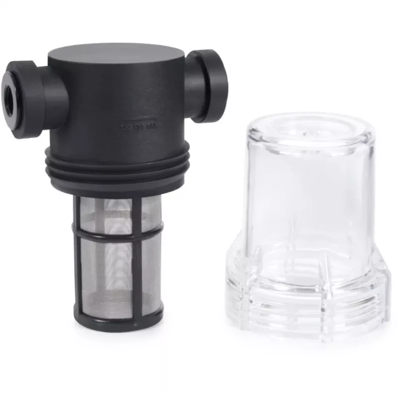 Alphacool ES Big Inline Partikelfilter 2x G1/4 IG, Schwarz/Transparent (29145)