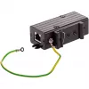 Axis TU8001 Ethernet-Überspannungsschutz für PoE-Geräte, Wand-/DIN-Schienenmontage, Schwarz