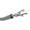 Wentronic Goobay CAT 6 Netzwerkkabel, U/UTP, Grau, 100 m - CCA, AWG 24/7 (Litze), PVC (93884)