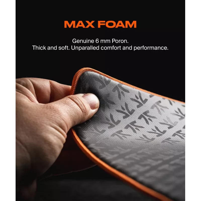Gaming-Mauspad GLORIOUS Fnatic FOCUS3 MAX XL – erweiterte XL-Größe, Stoffoberfläche, genähter Rand