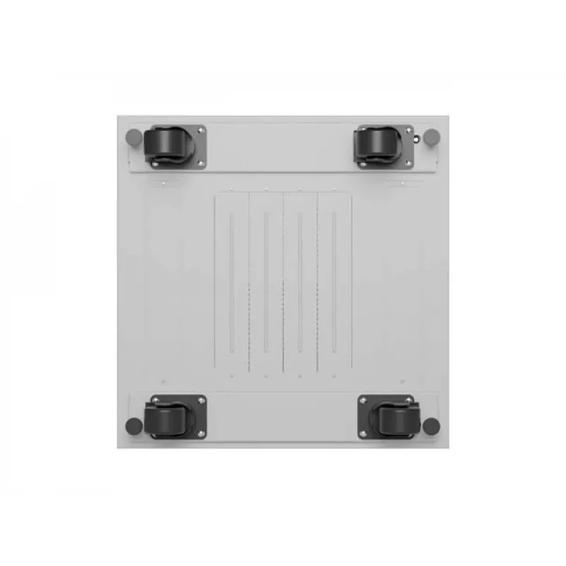 LANBERG 19 Zoll 32U Stand-Rack-Schrank 600×600 mm Grau mit perforierten Türen und LCD (flach Pack)