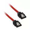 Corsair CC-8900254 Premium Sleeved SATA-Kabel, SATA (M) auf SATA (M), 60 cm, rot (2 Stück)
