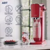 Soda Maker SodaStream Art Mandarin Red 1L Karbonisierflasche