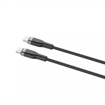 FIXED FIXDB-CC2-BK geflochtenes USB-C/USB-C-Kabel, 2 m, 100 W
