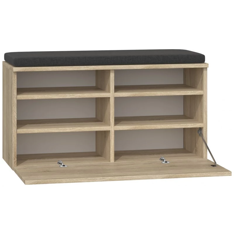 Top e Shop RIVA SZAFKA SONOMA geschlossener Schuhorganizer, Eiche
