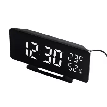 Digitaler LED-Wecker GreenBlue GB395 mit Temperaturanzeige