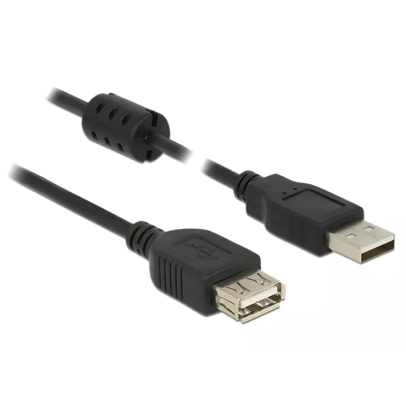 USB-Kabel DeLOCK 84884 USB 2.0 1,5 m Schwarz