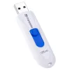 Transcend JetFlash 790 TS128GJF790W USB-Stick, 128 GB, USB 3.1 Gen 1, ausfahrbarer Anschluss, Weiß