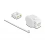 Delock 90722 Keystone-Modul RJ45 auf LSA Cat.6A UTP, 180 Grad, werkzeugfrei