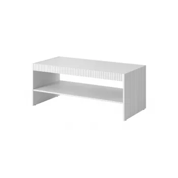 PAFOS Bank / Tisch 120x60x50 cm weiß matt