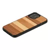 Handyhülle man and wood für iPhone 12 Pro Max, schwarzer Sand