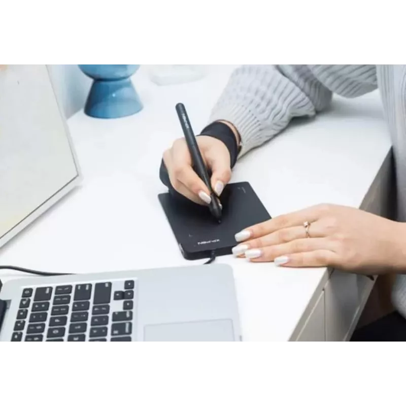 Grafiktablett XP-Pen Star G430S kabelgebunden, 5080 lpi, 101,6 × 76,2 mm aktive Fläche, schwarz