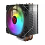 CPU-Luftkühler SAVIO SAVGCOVORTEXX2ARGB mit 4 Heatpipes, 120-mm-ARGB-Lüfter, schwarz