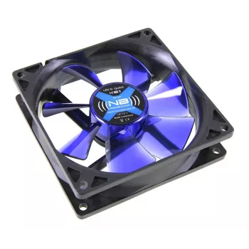 Computer-Gehäuselüfter NoiseBlocker BlackSilentFan XE1 92 mm, 1500 U/min, 17 dB, 50 m³/h, 4 V, Schwarz