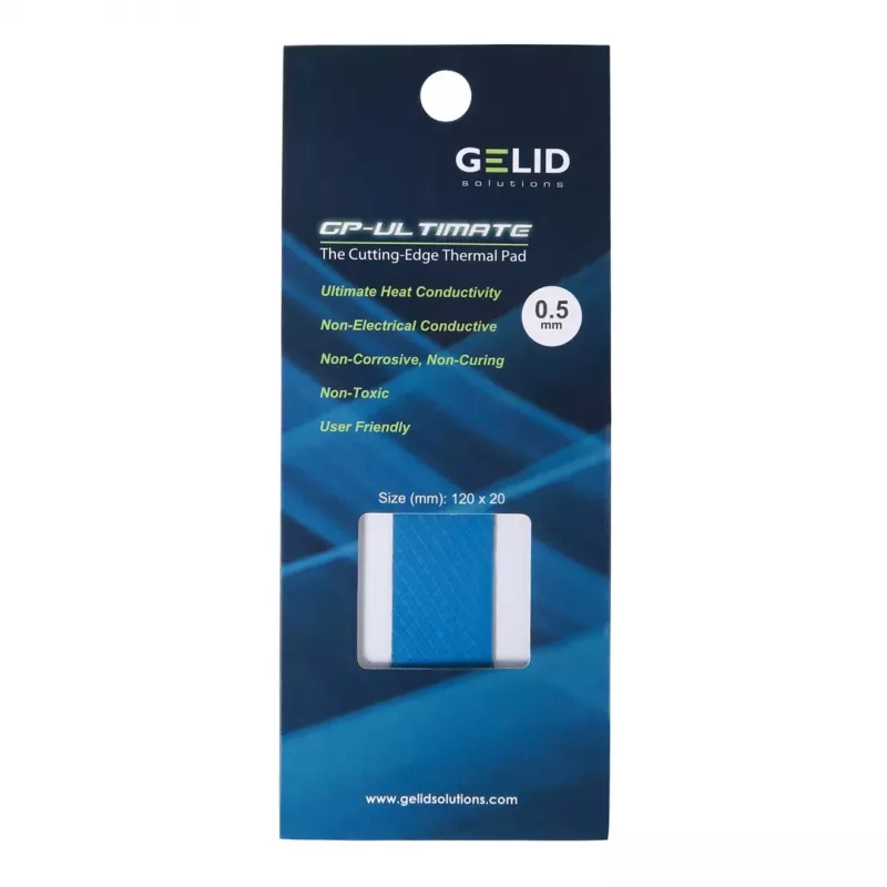 Wärmeleitpad Gelid Solutions TP-GP04-R-D Dichte 3,2 g/cm³ Breite 120 mm