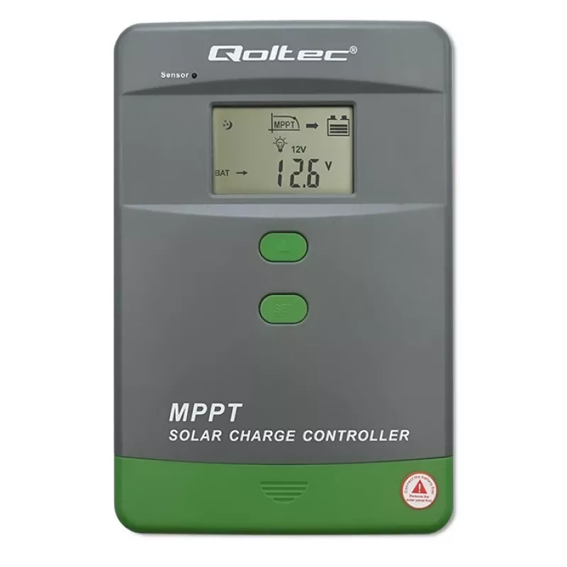Solar-Laderegler QOLTEC MPPT 50A 12V/24V mit LCD, Modell 53664