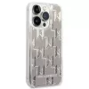 Karl Lagerfeld KLHCP14XLMNMS iPhone 14 Pro Max 6.7 Hardcase silber / silber Liquid Glitter Monogram