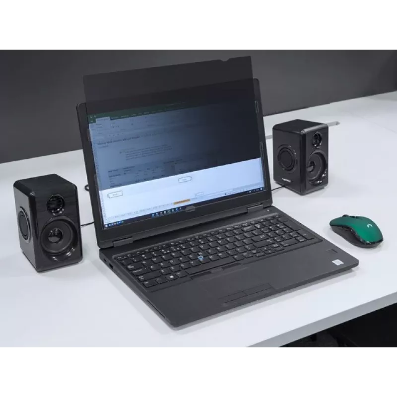 Rahmenloser Blickschutzfilter NATEC Owl 15,6 Zoll (344,7×194 mm) für 16:9 LCD-Laptops, touchscreen-kompatibel