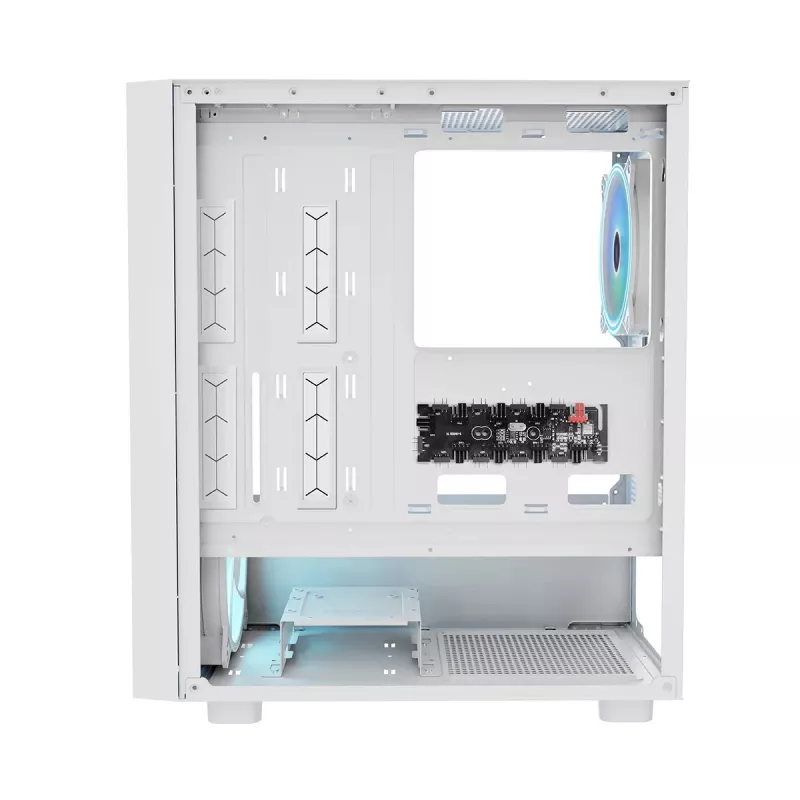 MODECOM BREEZE ARGB Flow MIDI PC-Gehäuse, ATX, USB 3.0 ×2 + USB-C, weiß