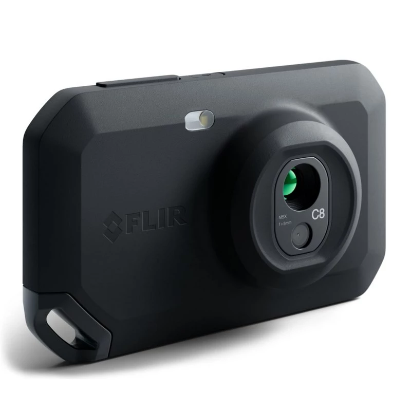 FLIR C8 kompakte Wärmebildkamera, 320x240, MSX, -20 bis 450 °C, LCD-Display, WLAN, schwarz