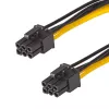 Akyga AK-CA-49 PCIe-6-Pin-Stromkabel Buchse–Buchse, 40 cm