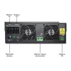 Off-grid inverter Qoltec 53887 solar inverter 10 kVA Lithium Polymer Schwarz