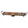 Beper 90.386 Teppanyaki-Grill, 70,5 x 23,5 cm Antihaft-Platte, 1800 W, schwarz