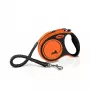 Flexi Xtreme L Rollleine für Hunde, Gurt, 5 m, Orange