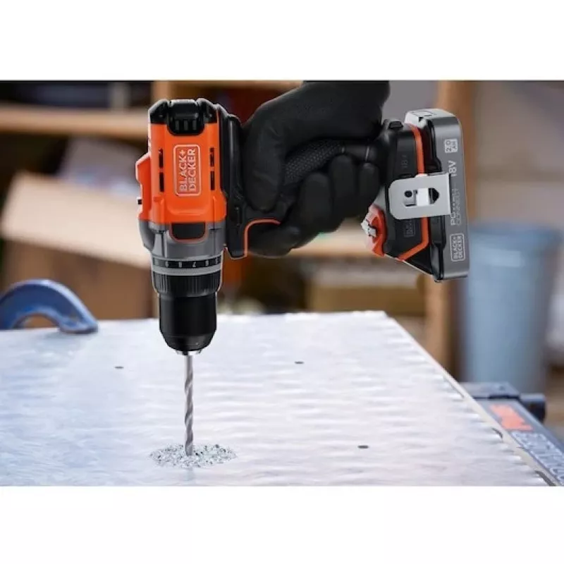 Akkuschrauber Black & Decker BCD382XN 18V — kompakter 18 V Bohrer (ohne Batterie)