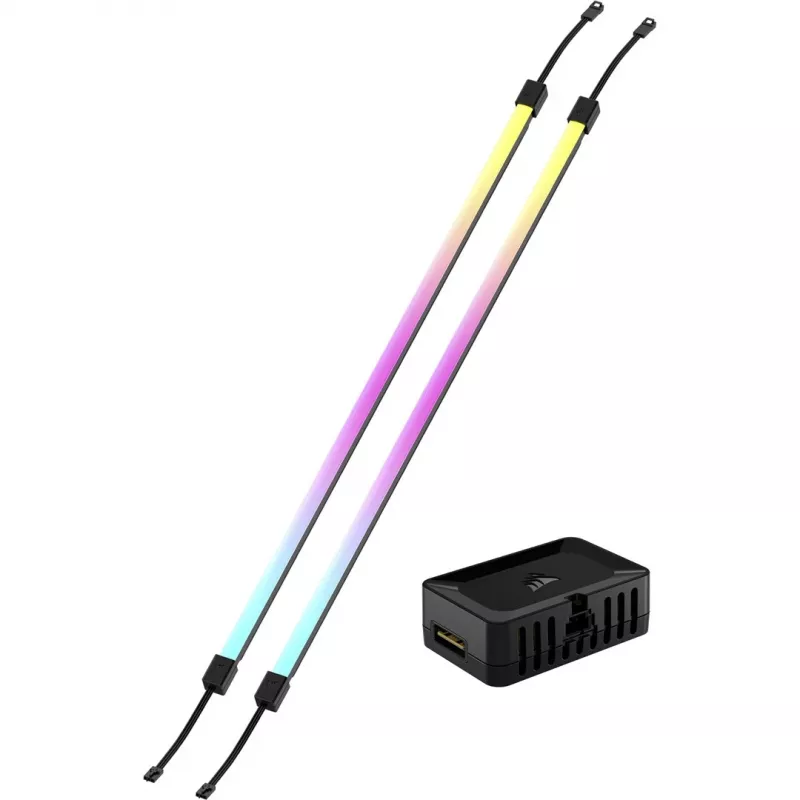Corsair iCUE LINK LS430 Aurora RGB Lichtleisten-Set, 430 mm, schwarz