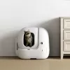 Offene Katzenkloschale PETKIT Purobot Max Pro — Weiß, 657×538×603 mm, 12-V-Adapter