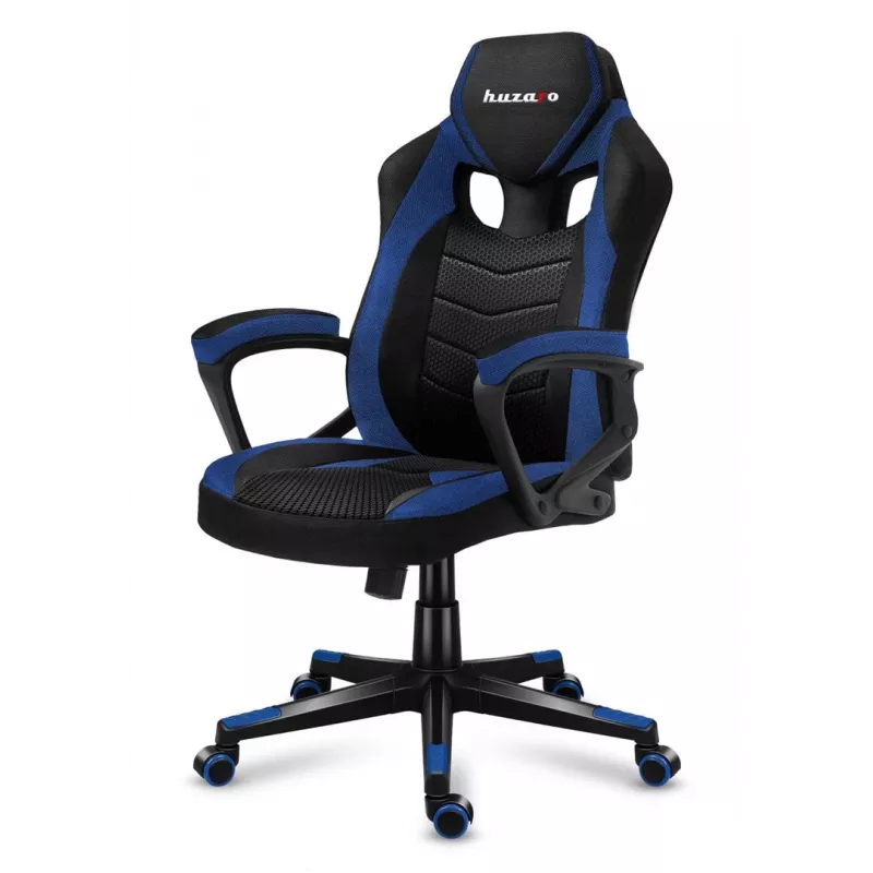Huzaro FORCE 2.5 Blau MESH Gaming-Sessel Netz-Sitz Schwarz, Blau