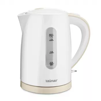 Elektrischer Wasserkocher Zelmer 1,7 L 2200 W Weiß