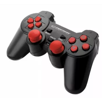 Esperanza EGG106R Gaming Controller Gamepad PC,Playstation 2,Playstation 3 Analog / Digital USB 2.0 Schwarz,Rot