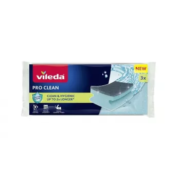 Vileda Pro Clean Enzymes Profil-Scheuerschwamm 3 Stk.
