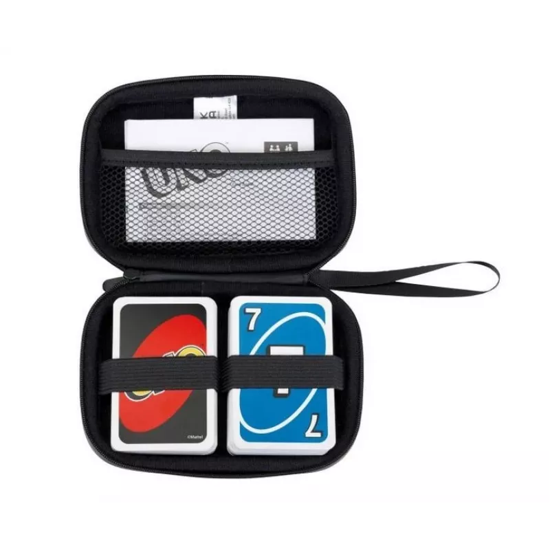Theo Klein 5901 Uno-Kartenbox, rot/schwarz