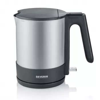 Severin WK 3409 Wasserkocher 1,7 L Schwarz - Edelstahl 2200 W (WK 3409)