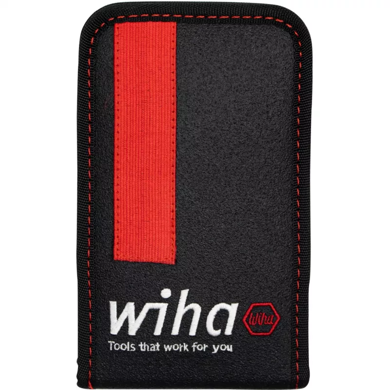 Wiha 44684 Steckschlüssel- und Bit-Satz 1/4 Zoll, 40-teilig, in Gürteltasche