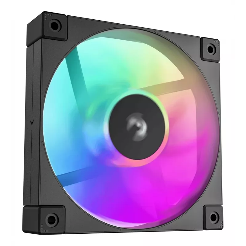 DeepCool FD12 ARGB R-FD12-BKAPN3-G Gehäuselüfter, 120 mm (120x120x25), 12 V, 3er-Pack, Schwarz