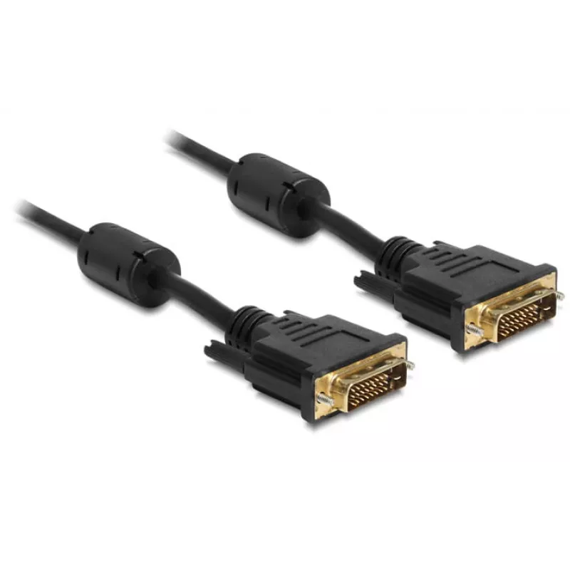 DVI-Kabel DeLOCK 83192 5 m DVI-D Schwarz