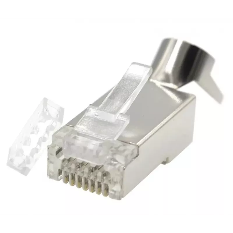 RJ45-Stecker GEMBIRD CAT7 8P8C vergoldet 15µ FTP/SFTP, 100er-Pack