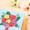 Ravensburger Malset CreArt – Rosenbouquet, Malen-nach-Zahlen-Set (Modell 25520)
