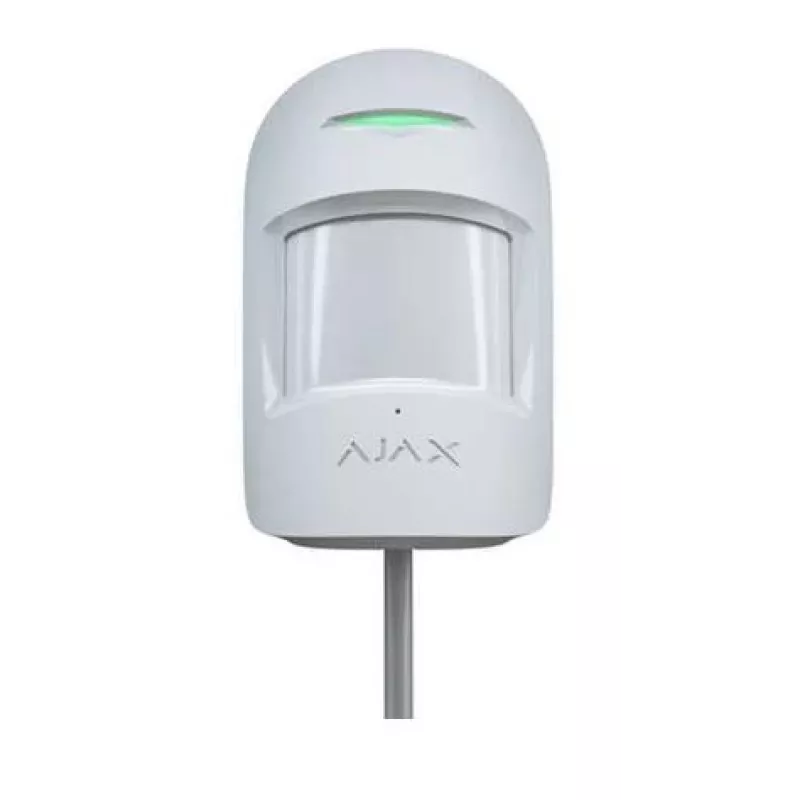 Verdrahteter PIR-Bewegungsmelder Ajax Superior CombiProtect Fibra — Wandmontage, 12 m, Weiß