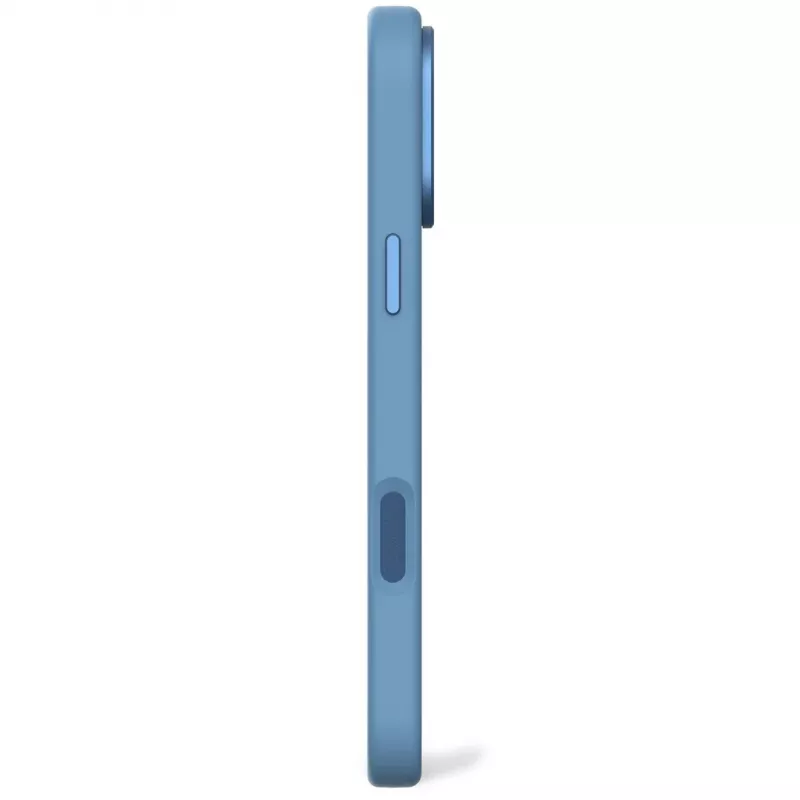 Decoded D25IPO16PMBCS9AE AntiMicrobial Silikon-Rückseitenabdeckung für iPhone 16 Pro Max, Hellblau